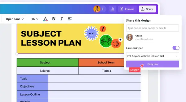 Tworzenie planu lekcji, jak napisać projekt edukacyjny, jest proste. Kliknij "Kopiuj link", aby udostępnić.