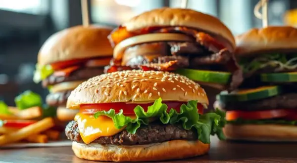 Kaloryczność burgera: Od 150 do 1200 kcal i 5 sposobów na lżejszy