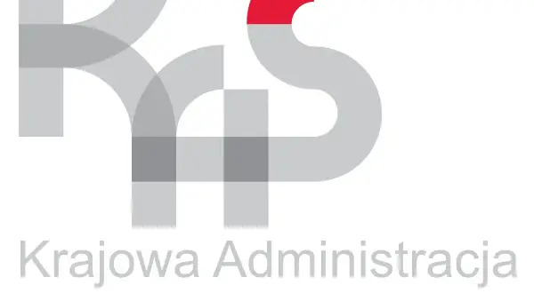 Logo Krajowej Administracji Skarbowej. Szare litery KRS z czerwonym elementem. "Krajowa Administracja Skarbowa" - to jest to, co warto wiedzieć o tej instytucji.