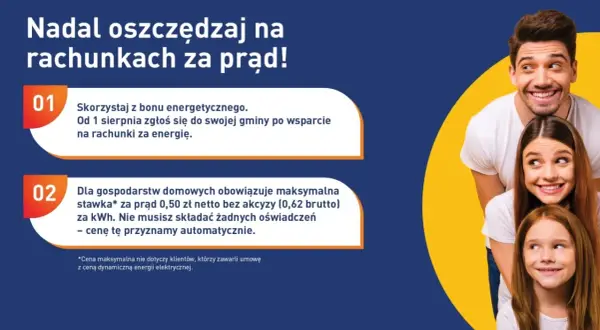 Maksymalna cena za prąd to 0,50 zł netto za kWh. Dowiedz się, jak skorzystać z bonu energetycznego i oszczędzać na rachunkach.