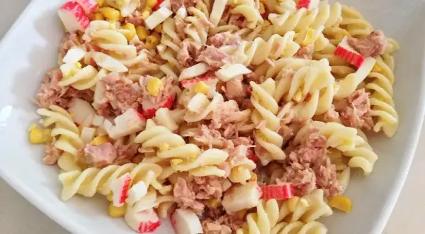 Ensalada de pasta atún y cangrejo: El secreto para que quede de 10