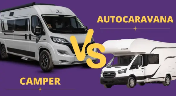 Comparativa entre un camper y una autocaravana, dos opciones para viajar con libertad.