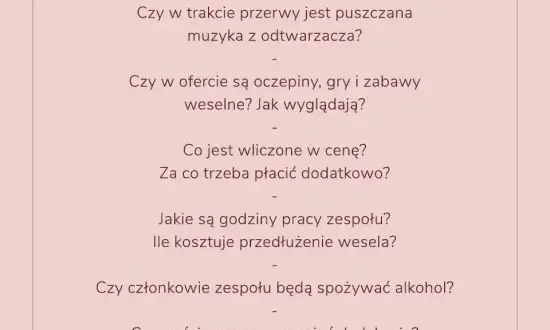 O co pytać DJ-a weselnego, aby uniknąć rozczarowania na weselu