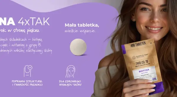 Biotyna na co? Na zdrowe włosy, skórę i paznokcie. Formuła z naturalnymi składnikami wspiera piękno od wewnątrz.