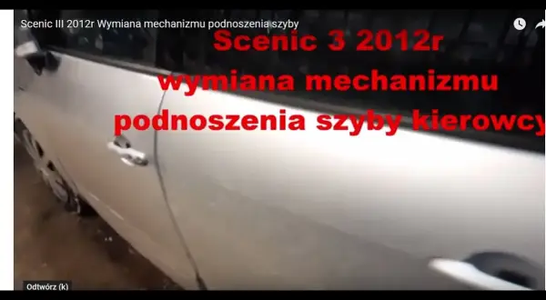 Jak naprawić mechanizm szyby w Renault Scenic i uniknąć kosztów