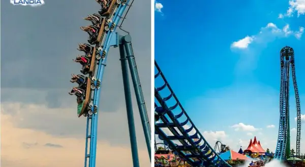 Energylandia kolejki nazwy: wagoniki pędzą po niebieskich torach, adrenalina gwarantowana!