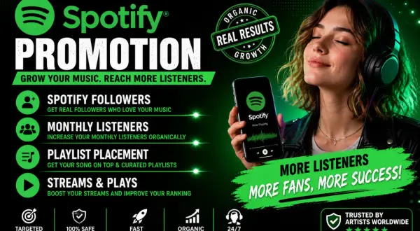 Learn how to promote a Spotify playlist to gain followers, monthly listeners, and streams. Organic growth for more fans and success.
