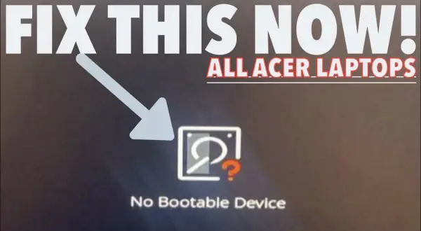 No Bootable Device Acer: Naprawa krok po kroku. Dysk czy system?