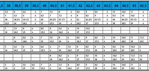 Ile cm ma rozmiar buta 44? Poradnik eksperta, tabele i pomiar
