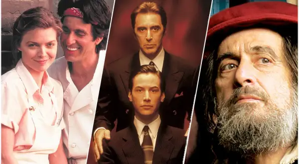 Al Pacino i filmer som "Frankie and Johnny", "The Godfather Part II" och "Donnie Brasco".