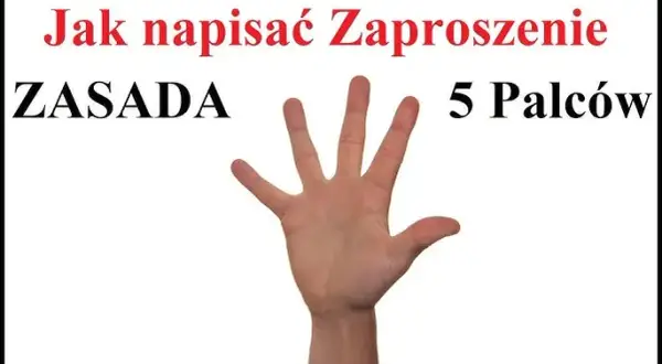 Zaproszenie idealne? Poznaj "5 palców", wzory i unikaj faux pas!