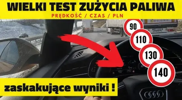 Samochód terenowy który jedzie autostradą: ile naprawdę spala paliwa?