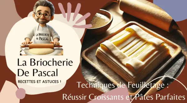 Un chef prépare une pâte feuilletée, prête à être transformée en croissants parfaits. Recettes et astuces de feuilletage.