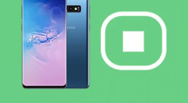 Smartfon z Androidem i ikoną nagrywania ekranu. Dowiedz się, jak wykonać nagrywanie ekranu android.