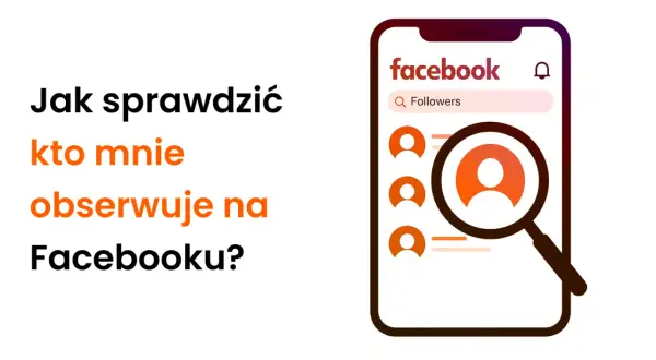 Jak sprawdzić relacje na FB? Ikona lupy na liście obserwujących na ekranie telefonu.