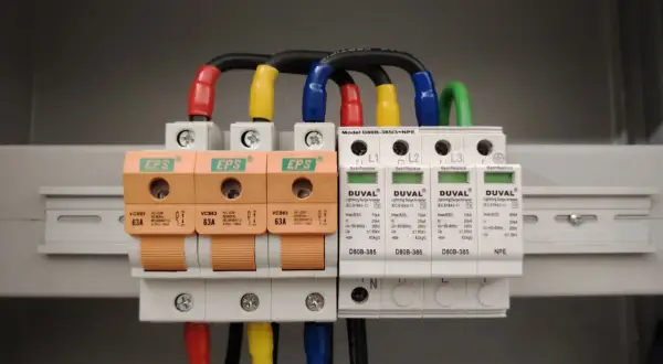 Ogranicznik przepięć B+C, czyli co to znaczy? To zabezpieczenie instalacji elektrycznej przed nagłymi skokami napięcia, chroniące sprzęt.