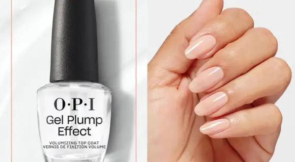 OPI Gel Plump Effect - volumizing top coat, nadaje paznokciom efekt żelowy.