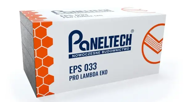 Styropian Paneltech EPS 033 PRO LAMBDA EKO. Sprawdź aktualne ceny styropianu i wybierz najlepsze rozwiązanie dla swojego domu.