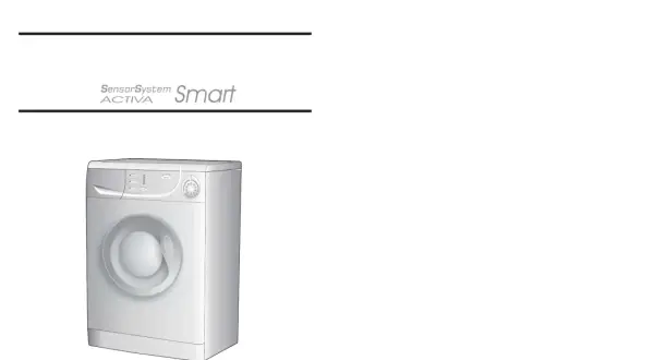 Pralka Candy Smart Activa. Instrukcja obsługi po polsku.