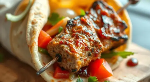 Kebab w tortilli: Ile kalorii ma Twój posiłek i jak go odchudzić?