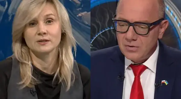 Grzegorz Jankowski z żoną w programie na żywo.