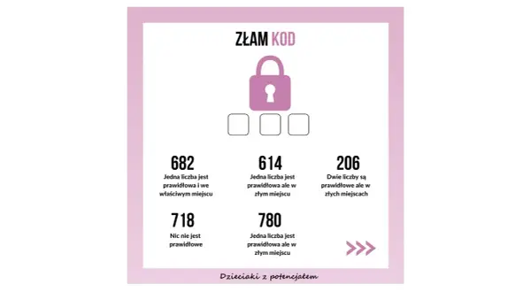 Złam kod! Zagadki logiczne dla dorosłych, które rozruszają szare komórki. Rozwiąż szyfr, by odblokować tajemnicę.
