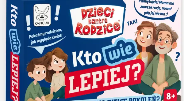 Gra "Kto wie lepiej?" to świetne konkursy zabawy na 50 urodziny. Dzieci kontra rodzice – kto wygra?