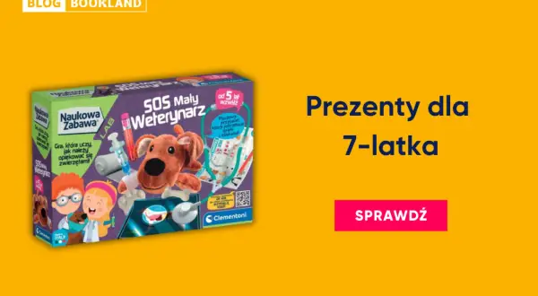 Zestaw naukowy "SOS Mały Weterynarz" to idealny prezent pod choinkę dla 7 latka. Dzieci nauczą się, jak opiekować się zwierzętami.