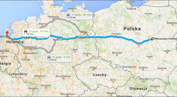 Najlepsza trasa z Holandii do Polski - uniknij korków i stresu