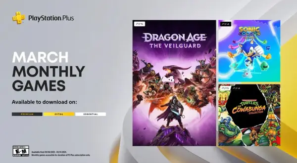 Gry PS Plus marzec: Pełna lista tytułów dla subskrybentów