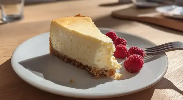 En krämig cheesecake med hallon, perfekt att baka med Philadelphia.