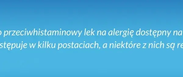 Zyrtec krople czy na receptę - co musisz wiedzieć przed zakupem