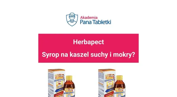 Dwa opakowania syropu Herbapect Junior na suchy i mokry kaszel. Idealny dla dzieci, łagodzi każdy rodzaj kaszlu.