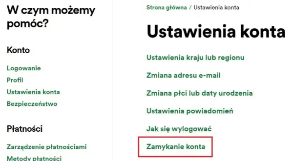Jak usunąć konto na Spotify i uniknąć utraty danych osobowych