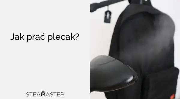 Czarny plecak gotowy do prania w pralce. Jak prać plecak, by był jak nowy?