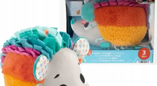 Fisher Price kolorowy jeż zabawka sensoryczna – rozwój zmysłów dziecka