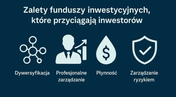 Zalety funduszy inwestycyjnych: dywersyfikacja, profesjonalne zarządzanie, płynność i zarządzanie ryzykiem. To klucz do zrozumienia, co to są fundusze inwestycyjne.
