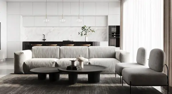 Luxuriöses Wohnzimmer modern gestalten: Ideen für eleganten Stil