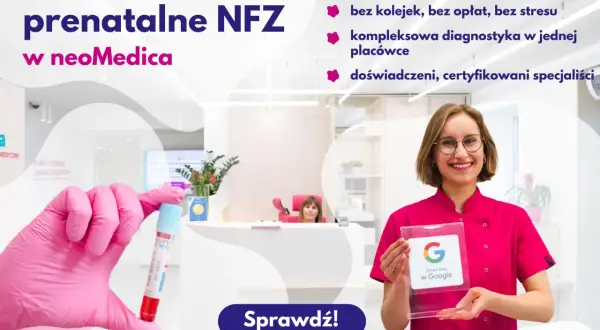 Badania prenatalne w Warszawie na NFZ w neoMedica. Szybko, bez kolejek i opłat. Sprawdź!