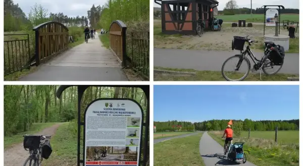 Rowerzyści przemierzają malownicze trasy rowerowe Milicz, odkrywając uroki dawnej kolejki wąskotorowej.