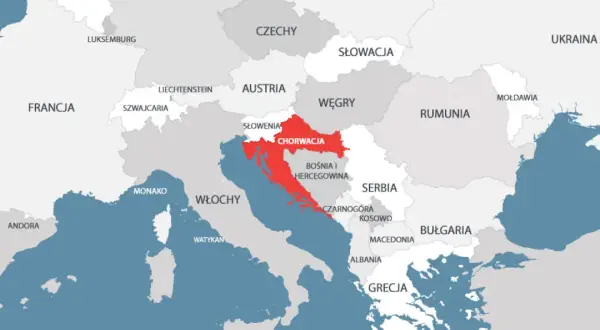 Gdzie leży Chorwacja na mapie Europy? Odkryj jej położenie i sąsiadów
