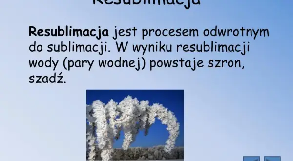Sublimacja i resublimacja - zjawiska, które zaskakują i fascynują
