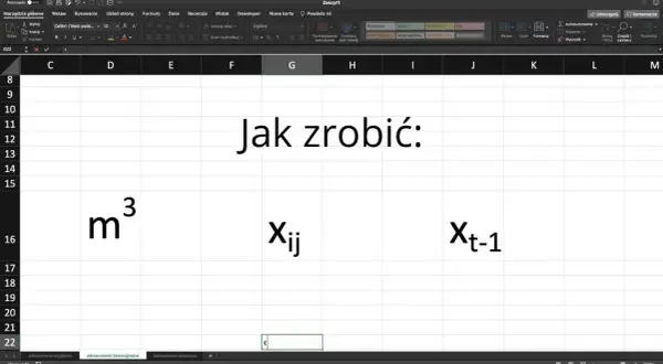 Jak zrobić indeks górny w Excelu - proste metody, które zaskoczą