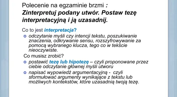 Tekst kultury na maturze: przewodnik po analizie i interpretacji