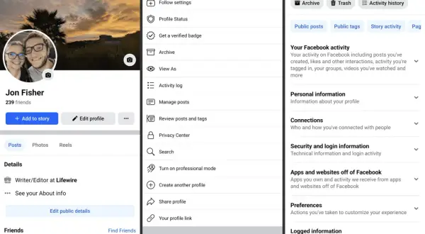 Jak przywrócić ukryty post FB? Zobacz dziennik aktywności, gdzie znajdziesz archiwalne posty i inne dane.