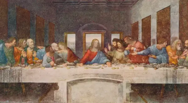 The Last Supper, a masterpiece by renaissance artists, depicts Jesus and his disciples at their final meal.