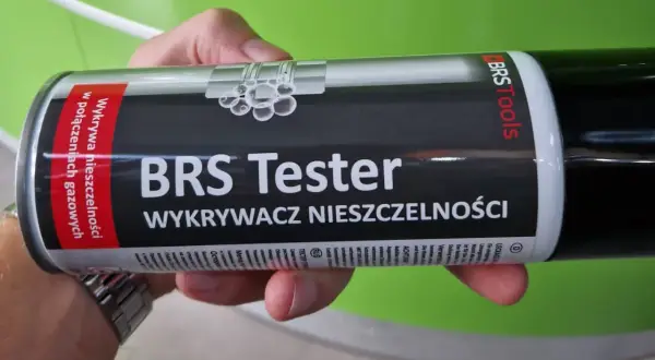 BRS Tester - wykrywacz nieszczelności gazowych. Pomaga sprawdzić szczelność gazu w połączeniach.