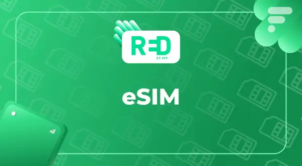 Le forfait eSIM RED by SFR, une solution moderne pour votre connectivité.