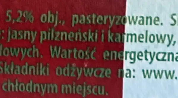 Jasne piwo Tyskie, 5,2% alk., zawiera 43 kcal na 100 ml. Idealne na chłodne wieczory.