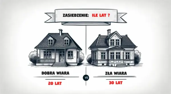 Zasiedzenie nieruchomości: 20 czy 30 lat? Sprawdź, ile potrzebujesz!